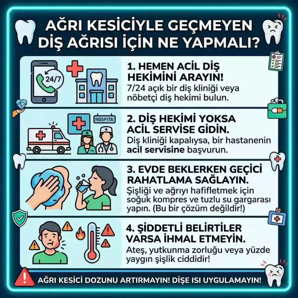 Uyutmayan diş ağrısı nasıl geçer – Ağrı kesici geçirmezse