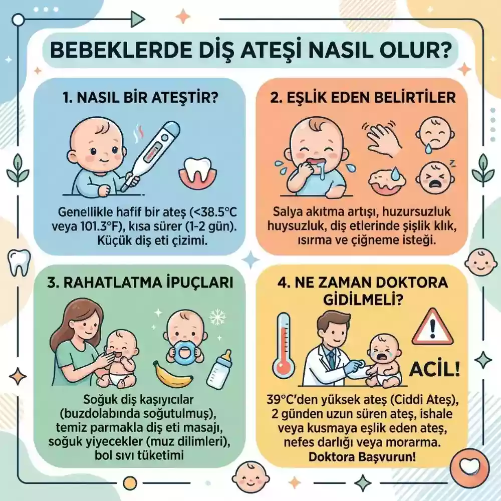 Diş Ateşi ile Hastalık Ateşi Arasındaki Farklar – Diş Ateşi Gelişimi