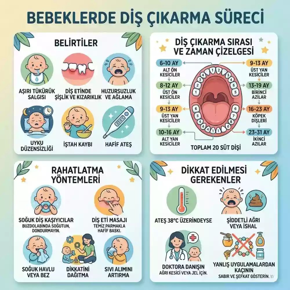 Bebeklerde diş ateşi kaç gün sürer – diş çıkarma süreci