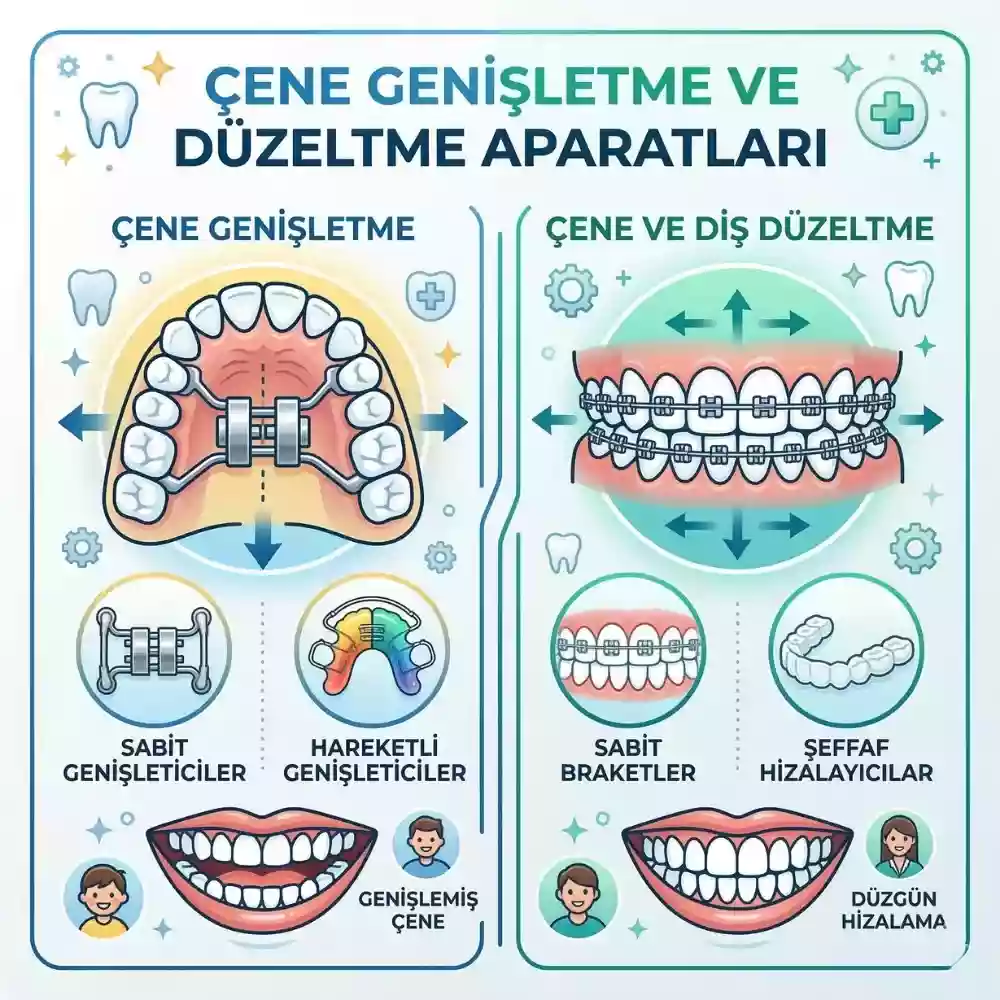 Çene genişletme ve düzeltme aparatları, Hyrax Haas ve damak genişletme sistemleri