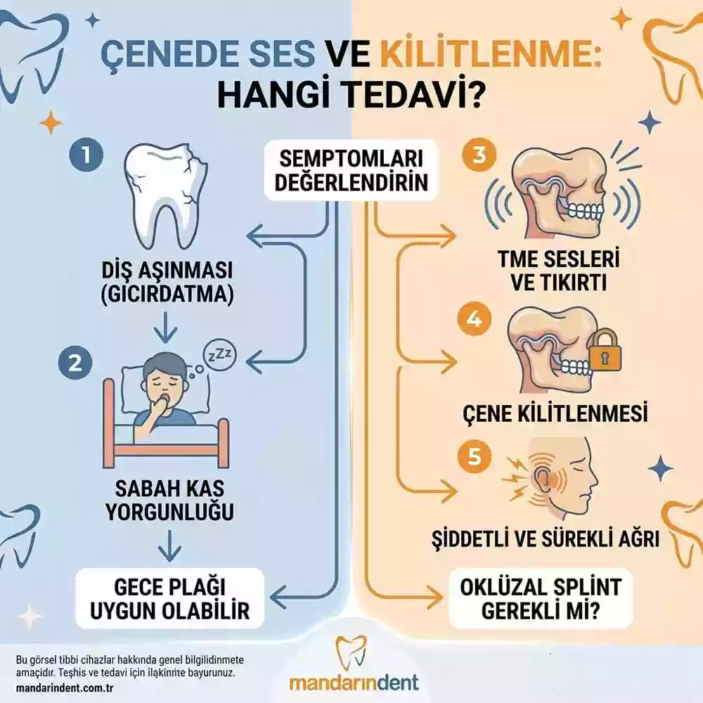 Çenede Ses Gelmesi, Kilitlenme Gibi Belirtilerde Hangisi Tercih Edilir?
