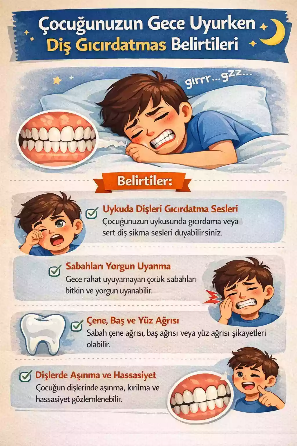 3 yaşındaki çocuğun uyurken diş gıcırdatması – Neleri gözlemleyin? 3 yaşındaki çocuğun uyurken diş gıcırdatması – Neleri gözlemleyin?