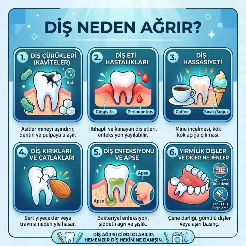 Uyutmayan diş ağrısı nasıl geçer – Diş neden ağrır?
