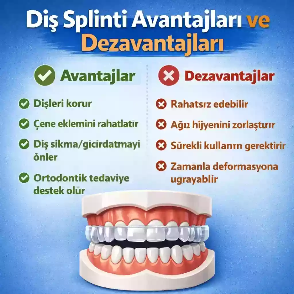 Çene eklemi tedavisi: splint nedir? – Avantaj ve dezavantaj