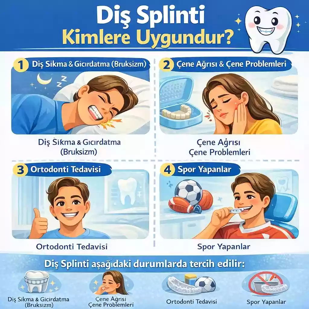 Çene eklemi tedavisi: splint nedir? – Kimlere uygun?