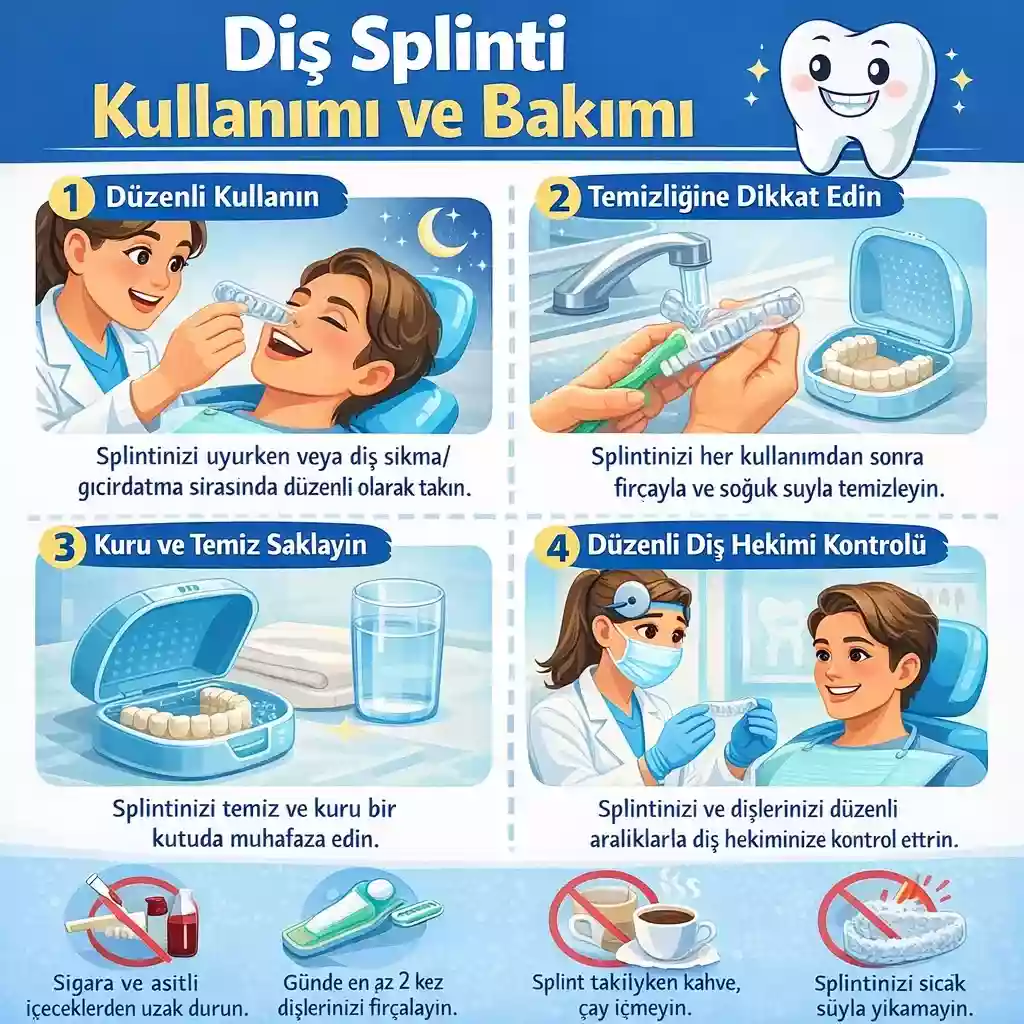 Çene eklemi tedavisi: splint nedir? – Kullanım ve bakım