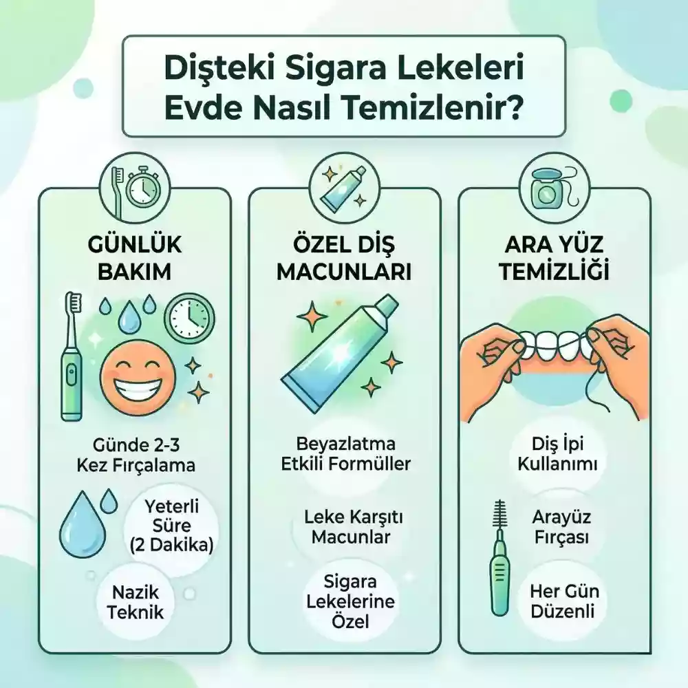 Dişteki siyah lekeler nasıl geçer – Sigara lekesi evde