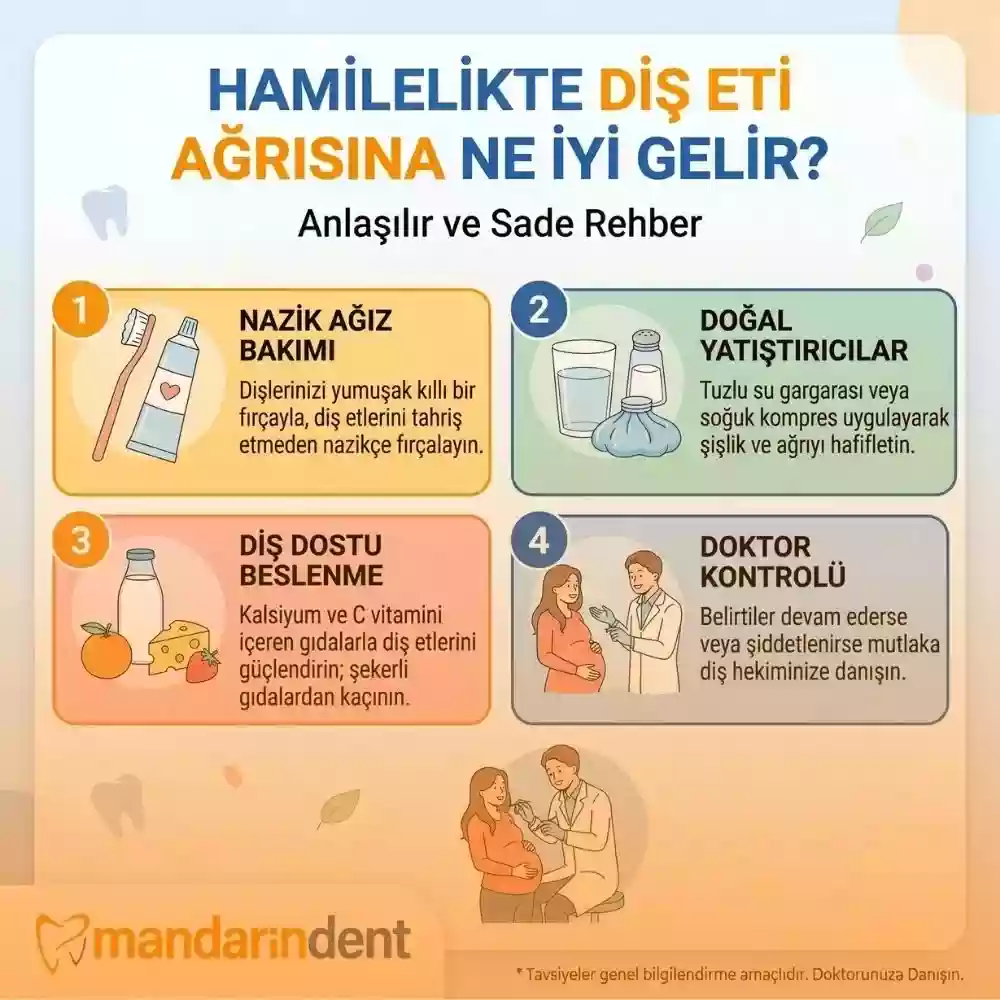 Hamilelikte diş eti ağrısına ne iyi gelir, gebelik gingiviti ve diş eti bakımı