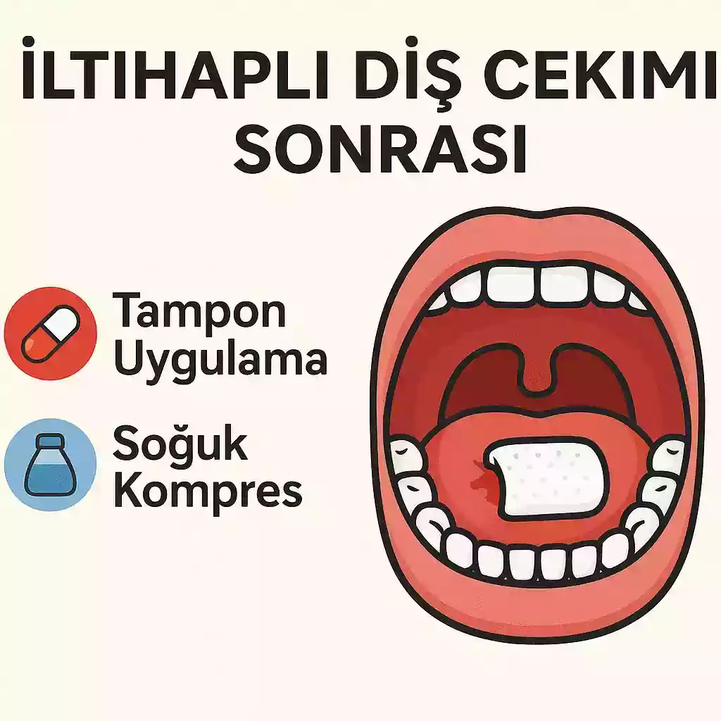 İltihaplı diş çekimi sonrası ilk 24 saat bakım ve pıhtıyı koruma