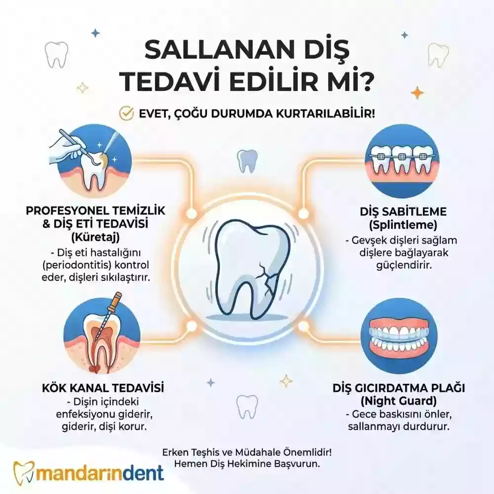 Sallanan diş tedavisi, ne zaman çekilir – Tedavi edilir mi?