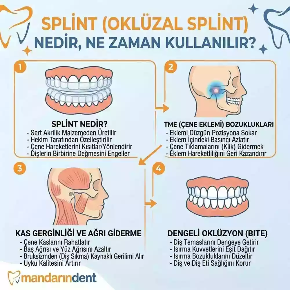 Splint (Oklüzal Splint) Nedir, Ne Zaman Kullanılır?