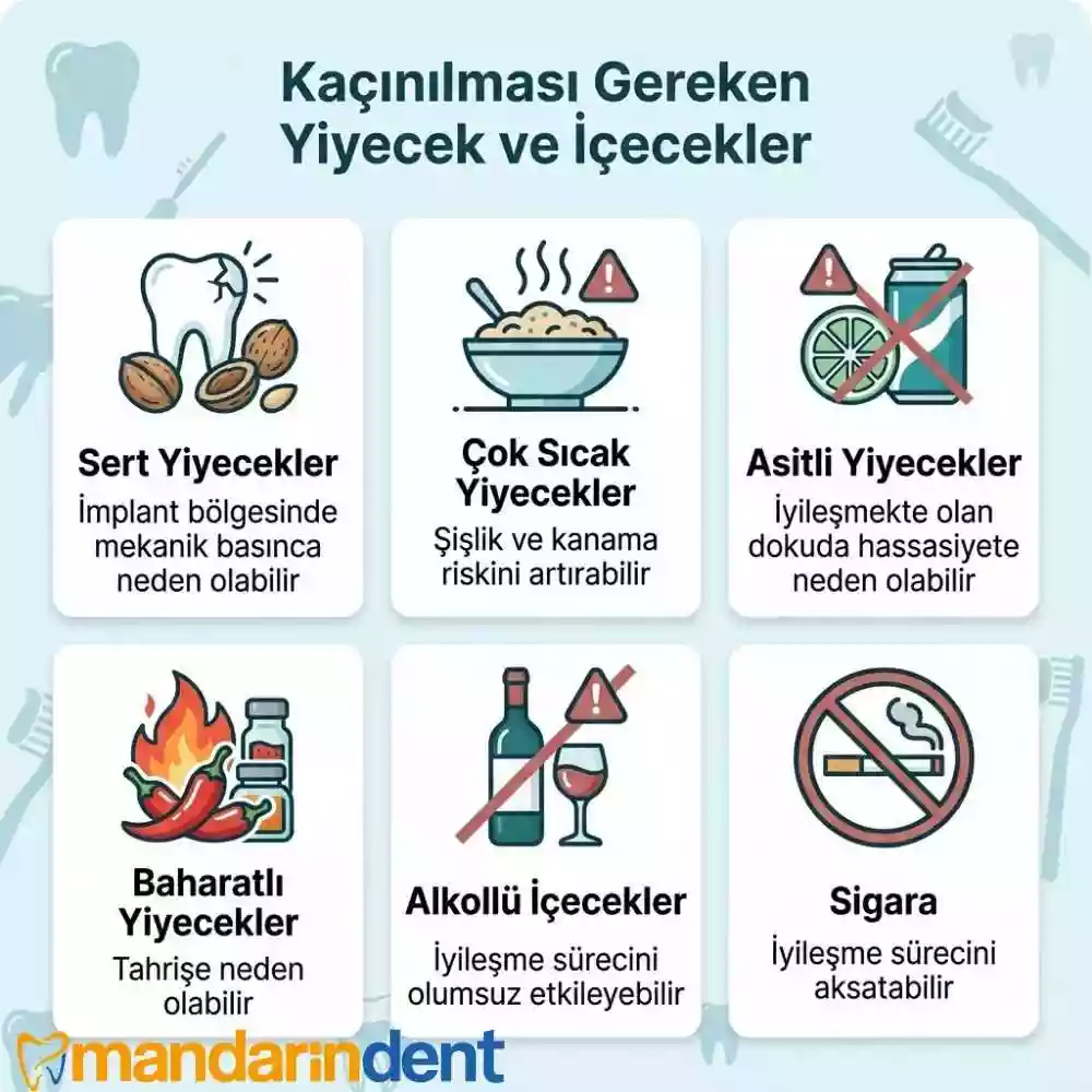 Kaçınılması Gereken Yiyecekler